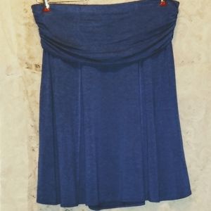 Very Soft Unique Blue Skirt by Max Studio. SZ LG